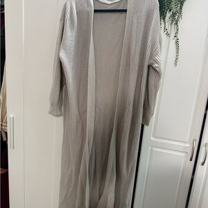 SHEIN Cream Knit Cardigan